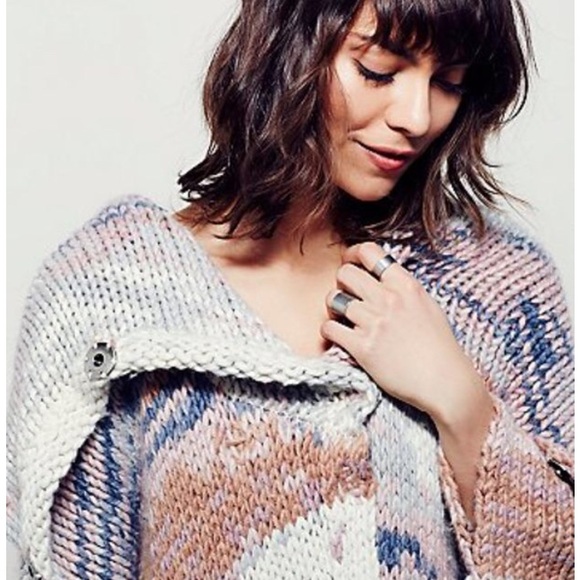 Free People Dreamy Fields Cardigan in Silver Cloud - Picture 3 of 6